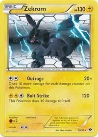 Zekrom (Next Destinies) #50 – XY Trainer Kit: Sylveon & Noivern