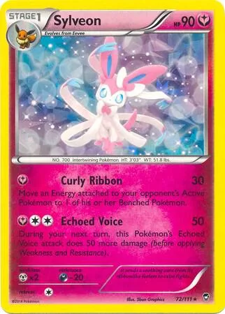 Sylveon (XY Furious Fists) #72 – XY Trainer Kit: Sylveon & Noivern