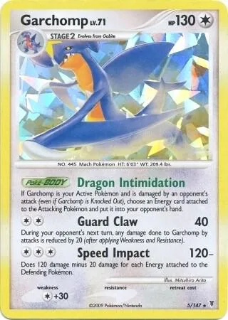 Garchomp (Cracked Ice Holo) #5 – XY Trainer Kit: Sylveon & Noivern