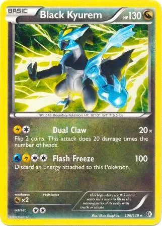 Black Kyurem (BW Boundaries Crossed) #100 – XY Trainer Kit: Sylveon & Noivern