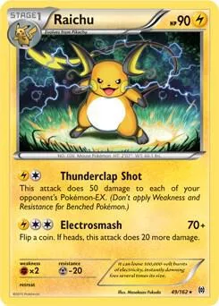 Raichu (XY BREAKthrough) (Cracked Ice Holo) #49 – XY Trainer Kit: Sylveon & Noivern