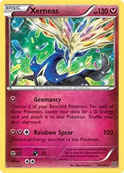 Xerneas (Cracked Ice Holo) #96 – XY Trainer Kit: Sylveon & Noivern