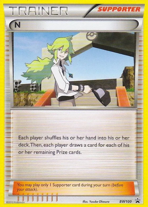 N (Supporter) - BW100 #bw100 – XY Trainer Kit: Sylveon & Noivern