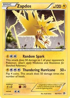 Zapdos (BW Legendary Treasures) #46 – XY Trainer Kit: Sylveon & Noivern