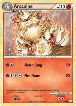 Arcanine (HeartGold & SoulSilver) #1 – XY Trainer Kit: Sylveon & Noivern
