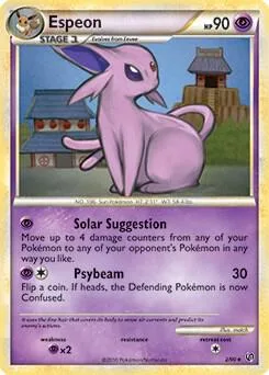 Espeon (HGSS Undaunted) #2 – XY Trainer Kit: Sylveon & Noivern