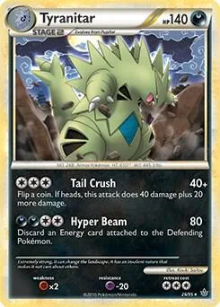Tyranitar (HGSS Unleashed) #26 – XY Trainer Kit: Sylveon & Noivern