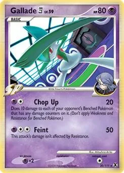 Gallade E4 (DPPt Rising Rivals) #20 – XY Trainer Kit: Sylveon & Noivern