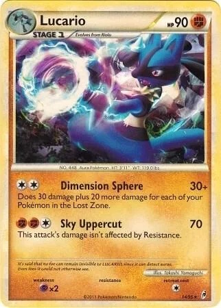 Lucario (Cracked Ice Holo) #14 – XY Trainer Kit: Sylveon & Noivern