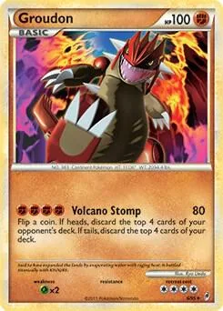 Groudon (Call of Legends) #6 – XY Trainer Kit: Sylveon & Noivern