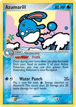 Azumarill (EX Team Rocket Returns) #1 – XY Trainer Kit: Sylveon & Noivern