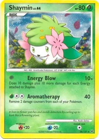 Shaymin (DPPt Platinum) #38 – XY Trainer Kit: Sylveon & Noivern