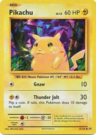 Pikachu (Cracked Ice Holo) #35 – XY Trainer Kit: Sylveon & Noivern