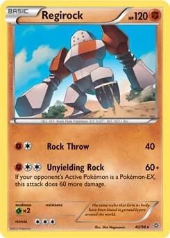 Regirock (XY Ancient Origins) #40 – XY Trainer Kit: Sylveon & Noivern