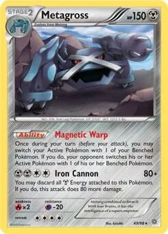 Metagross (XY Ancient Origins) #49 – XY Trainer Kit: Sylveon & Noivern