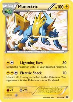Manectric (XY Primal Clash) #61 – XY Trainer Kit: Sylveon & Noivern