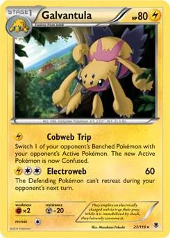 Galvantula (XY Phantom Forces) #27 – XY Trainer Kit: Sylveon & Noivern