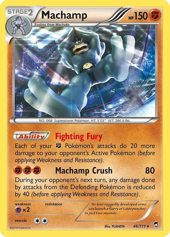 Machamp (XY Furious Fists) #46 – XY Trainer Kit: Sylveon & Noivern
