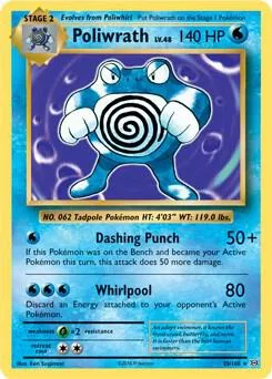Poliwrath (XY Evolutions) #25 – XY Trainer Kit: Sylveon & Noivern