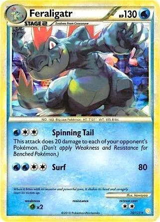 Feraligatr (Cracked Ice Holo) #20 – XY Trainer Kit: Sylveon & Noivern