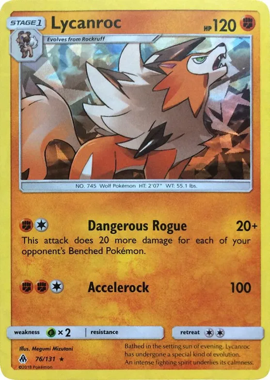 Lycanroc (SM Forbidden Light) #76 – XY Trainer Kit: Sylveon & Noivern