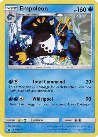 Empoleon (Cracked Ice Holo) #34 – XY Trainer Kit: Sylveon & Noivern