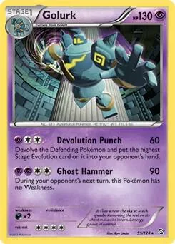 Golurk (EX Dragons Exalted) #59 – XY Trainer Kit: Sylveon & Noivern