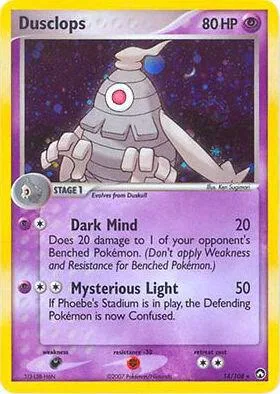 Dusclops (EX Power Keepers) #14 – XY Trainer Kit: Sylveon & Noivern