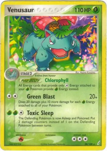 Venusaur (EX Crystal Guardians) #28 – XY Trainer Kit: Sylveon & Noivern