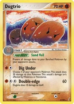 Dugtrio (EX Crystal Guardians) #5 – XY Trainer Kit: Sylveon & Noivern