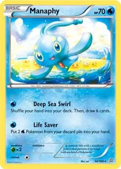 Manaphy (Battle Arena Deck Exclusive) #56 – XY Trainer Kit: Sylveon & Noivern