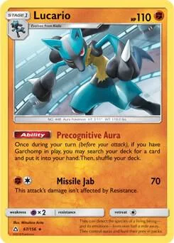 Lucario (SM Ultra Prism) #67 – XY Trainer Kit: Sylveon & Noivern