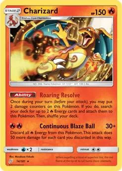 Charizard (SM Team Up) #14 – XY Trainer Kit: Sylveon & Noivern