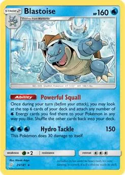 Blastoise (Cracked Ice Holo) #25 – XY Trainer Kit: Sylveon & Noivern
