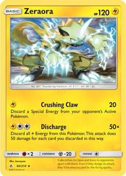 Zeraora (SM Unbroken Bonds) (Cracked Ice Holo) #60 – XY Trainer Kit: Sylveon & Noivern