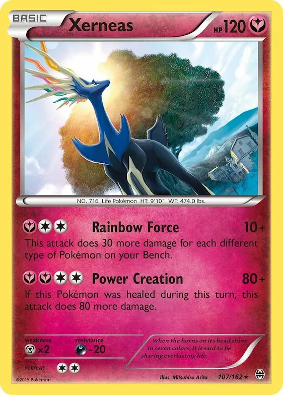 Xerneas (XY BREAKthrough) #107 – XY Trainer Kit: Sylveon & Noivern