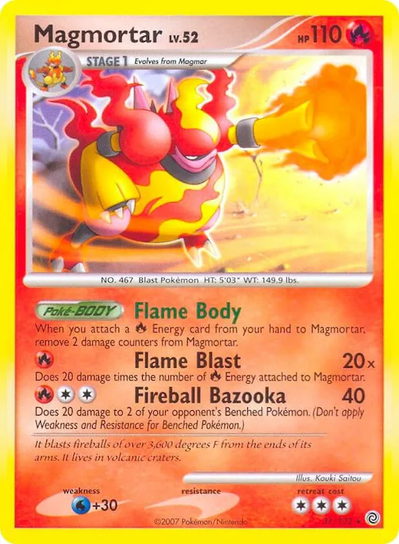 Magmortar (Secret Wonders) #31 – XY Trainer Kit: Sylveon & Noivern