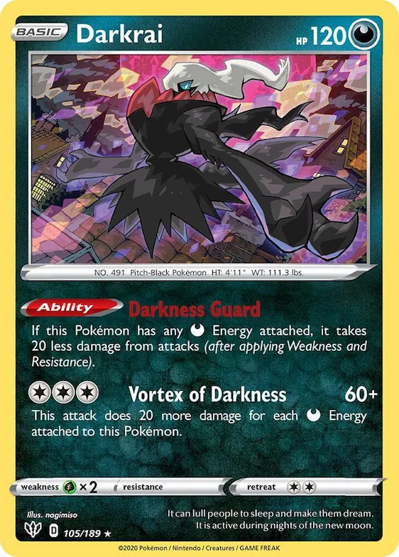 Darkrai #105 – XY Trainer Kit: Sylveon & Noivern