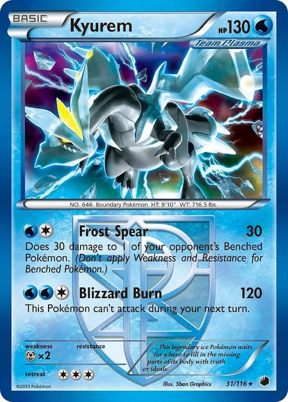 Kyurem #31 – XY Trainer Kit: Sylveon & Noivern