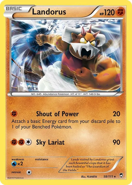 Landorus #58 – XY Trainer Kit: Sylveon & Noivern