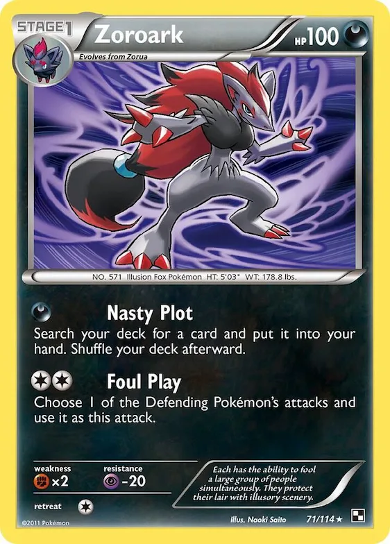 Zoroark #71 – XY Trainer Kit: Sylveon & Noivern
