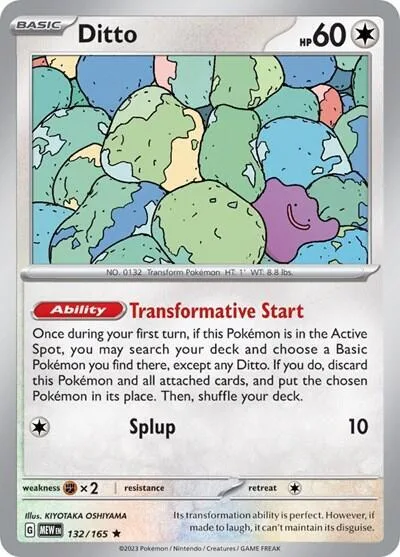 Ditto #132 – XY Trainer Kit: Sylveon & Noivern
