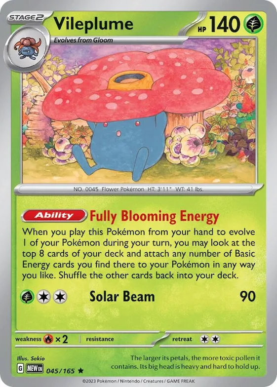 Vileplume #45 – XY Trainer Kit: Sylveon & Noivern