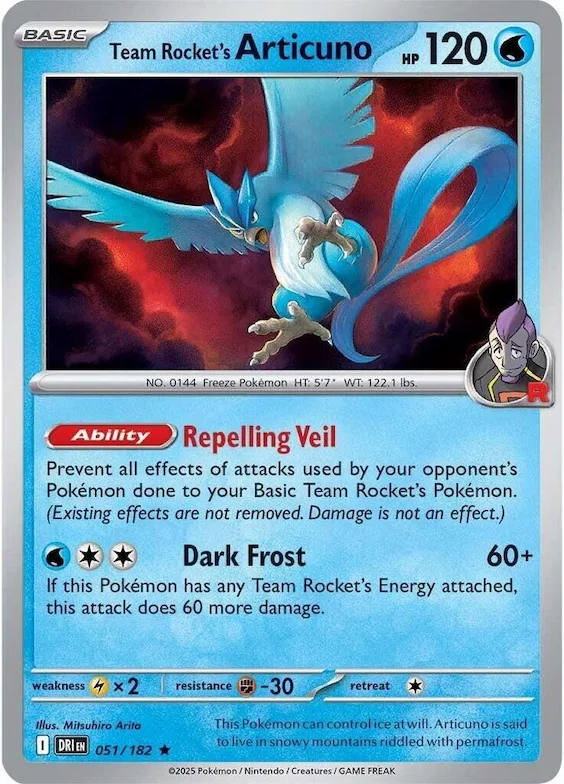 Team Rocket's Articuno (Non-Holo) #51 – XY Trainer Kit: Sylveon & Noivern