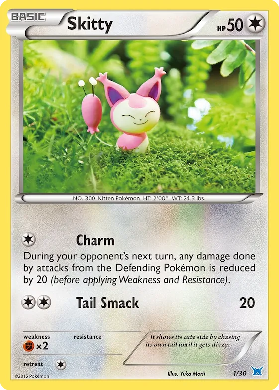 Skitty (#1) #1 – XY Trainer Kit: Sylveon & Noivern