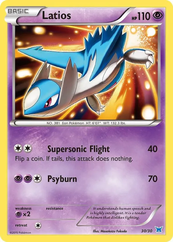 Latios (#30 Holo) #30 – XY Trainer Kit: Sylveon & Noivern