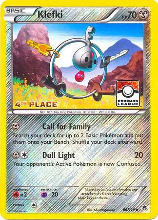 Klefki - 66/119 (League Promo) [4th Place] #66 – XY Trainer Kit: Sylveon & Noivern