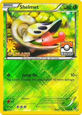 Shelmet - 8/111 (Pokemon League) [4th Place] #8 – XY Trainer Kit: Sylveon & Noivern