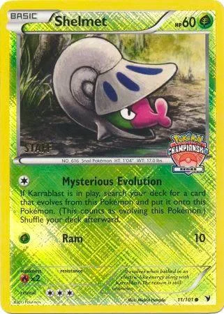 Shelmet 11/101 (Championship Series) [Staff] #11 – XY Trainer Kit: Sylveon & Noivern