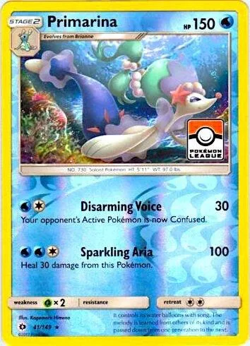 Primarina (Pokemon League) #41 – XY Trainer Kit: Sylveon & Noivern